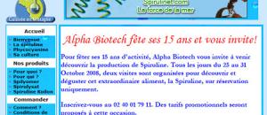 Alpha Biotech célèbre 15 ans de Micro-Algues 