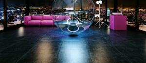 Bathsphere : une salle bain dans une bulle de verre design et ultra tendance