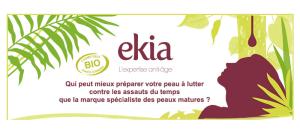 EKIA, l'expert des peaux matures, présente sa nouvelle crème bio pour les femmes âgées de 35 à 45 ans