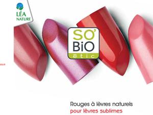  alt="Gamme « Couleur & soin » de SO'BiO étic® : des rouges à lèvres naturels pour lèvres sublimes"